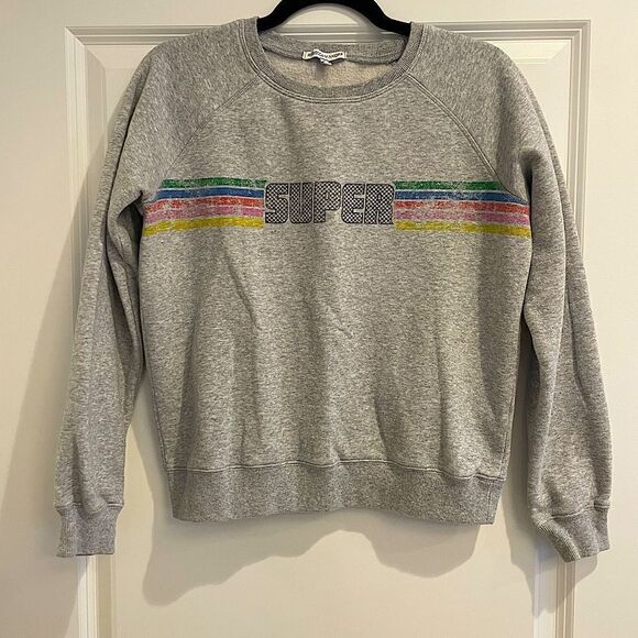 EUC Rebecca Minkoff Gray “Super” Sweater Sz. S - Picture 1 of 4